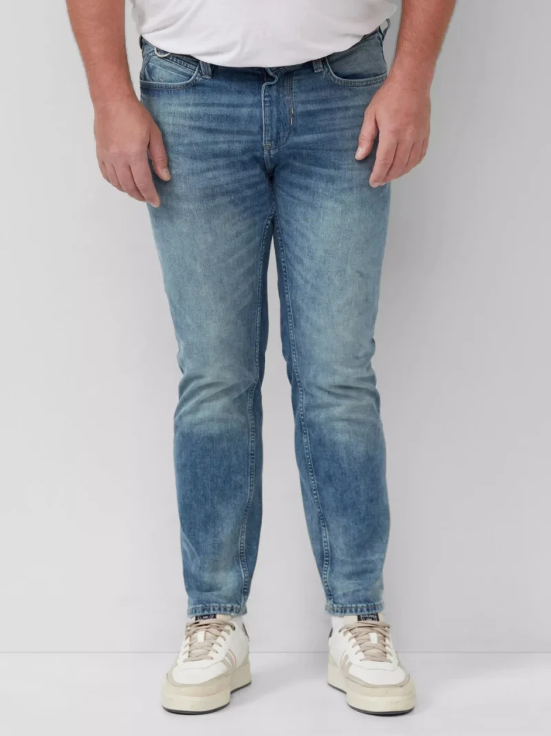 s.Oliver Big Sizes Blugi barbati big size Casby, cu talie medie si croiala Dreapta, Albastru (SELECTATI MARIMEA: 40, SELECTATI LUNGIMEA: 32)