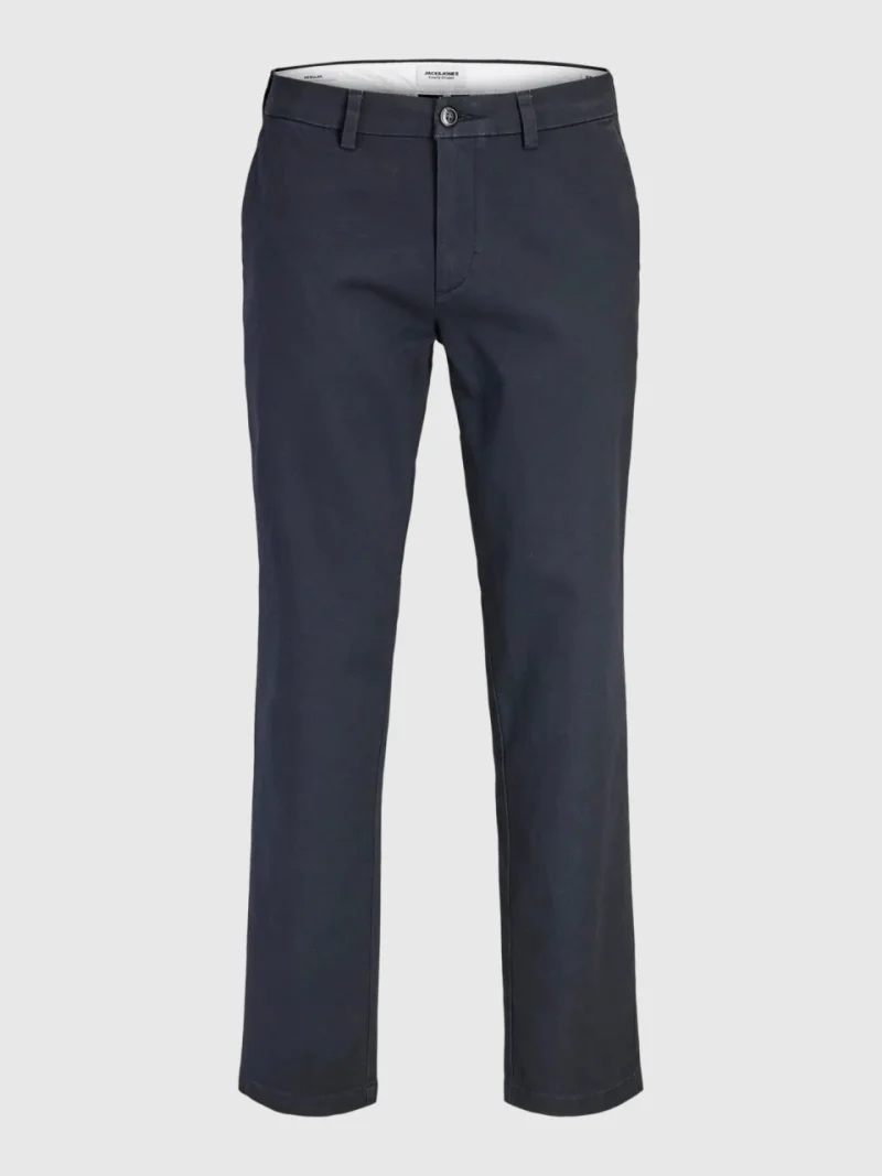 Jack & Jones, Pantaloni chino, barbati, Regular fit, Bleumarin inchis (SELECTATI MARIMEA: 30, SELECTATI LUNGIMEA: 30)