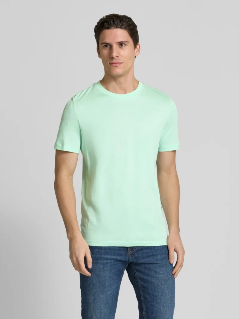 s.Oliver Tricou barbati cu croiala Regular fit, din bumbac, Verde menta (SELECTATI MARIMEA: 3XL)