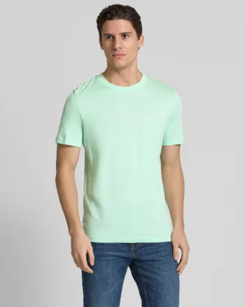 s.Oliver Tricou barbati cu croiala Regular fit, din bumbac, Verde menta (SELECTATI MARIMEA: 3XL)