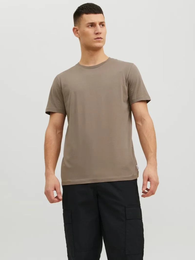 Jack & Jones Tricou basic barbati, Noos, Regular fit, Maro (SELECTATI MARIMEA: XS)