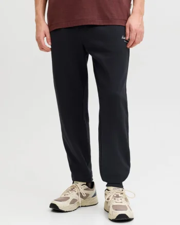 Jack & Jones Pantaloni de trening barbati, JPSTGORDON ARCHIVE, Regular fit, Negru (SELECTATI MARIMEA: XS)