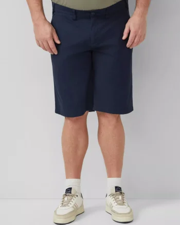 s.Oliver Big Sizes Pantaloni scurti chino, barbati big sizes, Detroit, Relaxed fit, Bleumarin inchis (SELECTATI MARIMEA: 42)