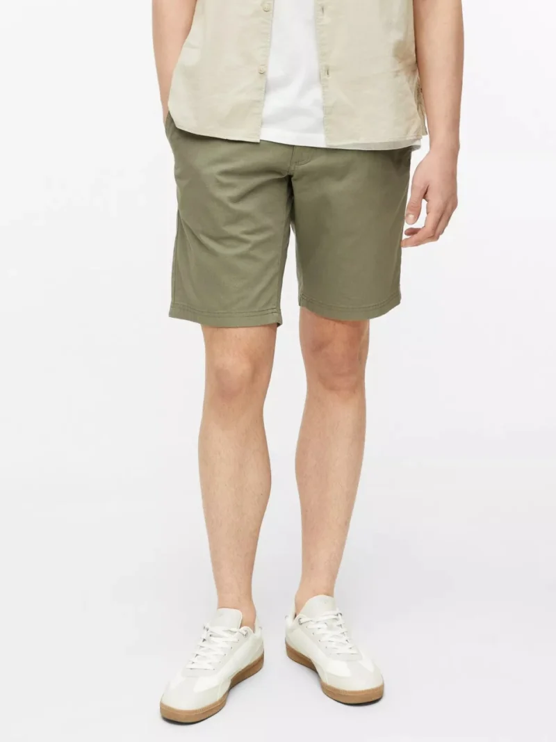 s.Oliver Pantaloni scurti barbati cu talie medie, Regular fit, Phoenix, Olive (SELECTATI MARIMEA: 29)