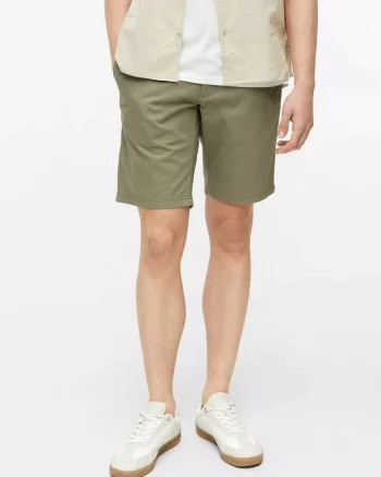 s.Oliver Pantaloni scurti barbati cu talie medie, Regular fit, Phoenix, Olive (SELECTATI MARIMEA: 29)