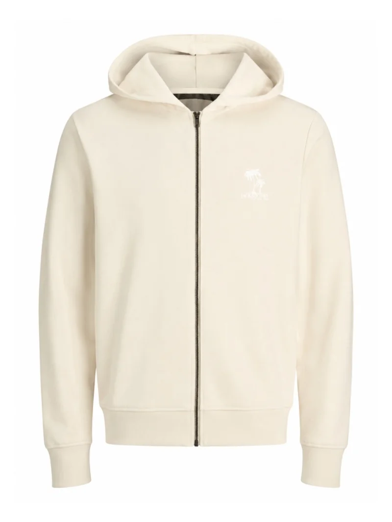 Jack & Jones Hanorac baieti, din amestec de bumbac, Crem (SELECTATI MARIMEA: 140 cm)