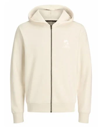 Jack & Jones Hanorac baieti, din amestec de bumbac, Crem (SELECTATI MARIMEA: 140 cm)