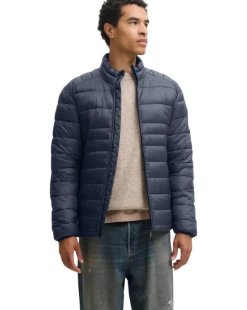 Jack & Jones Jacheta matlasata, barbati, fara gluga, Regular fit, JJEKINGSLEY, Bleumarin inchis (SELECTATI MARIMEA: S)