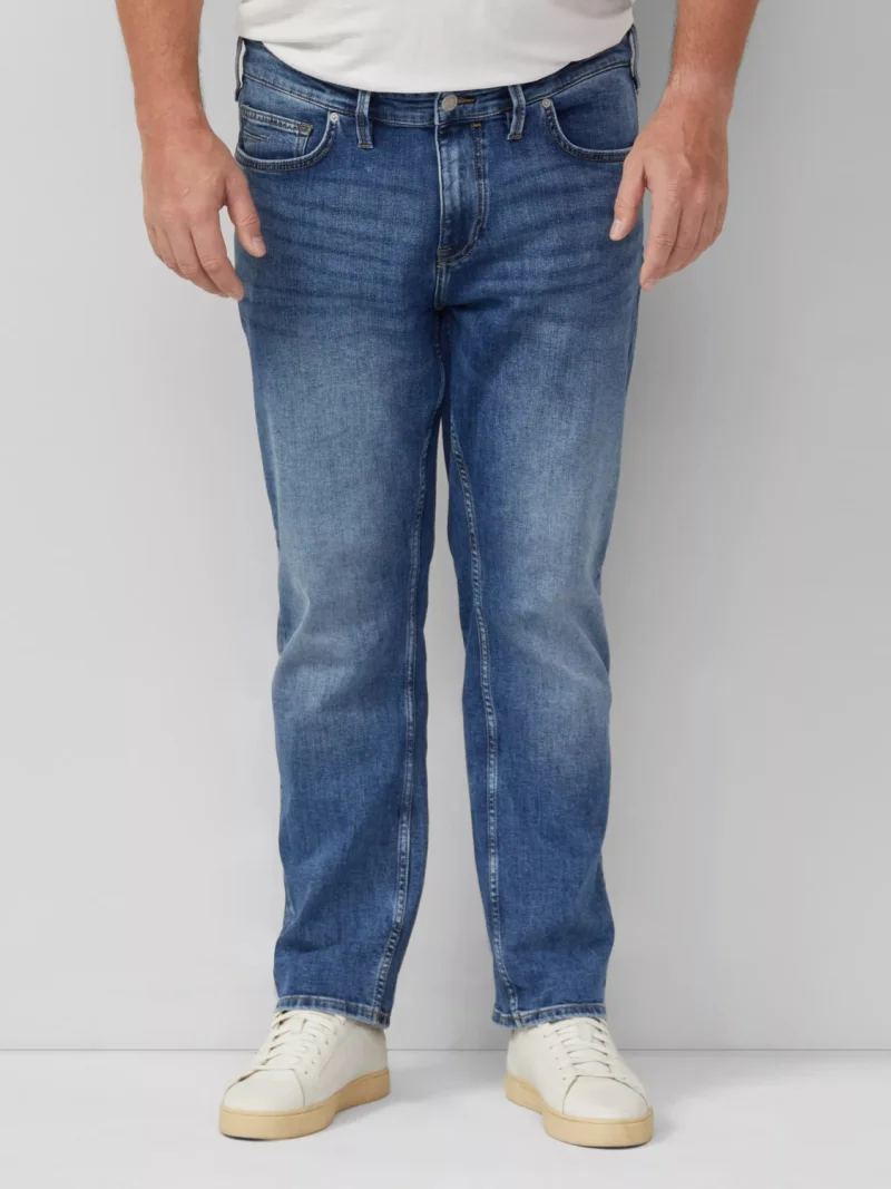 s.Oliver Big Sizes Blugi barbati big size Casby, cu talie medie, Relaxed Fit, Straight Leg, Albastru (SELECTATI MARIMEA: 38, SELECTATI LUNGIMEA: 32)
