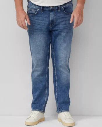 s.Oliver Big Sizes Blugi barbati big size Casby, cu talie medie, Relaxed Fit, Straight Leg, Albastru (SELECTATI MARIMEA: 38, SELECTATI LUNGIMEA: 32)