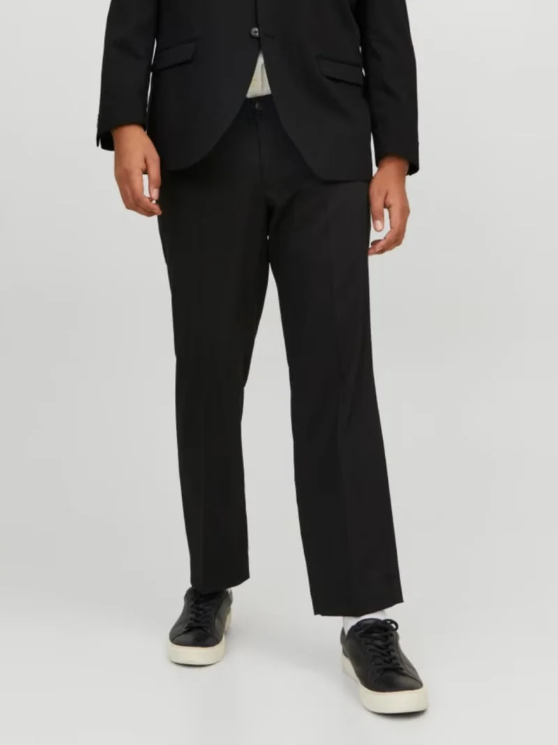 Jack & Jones Plus Pantaloni costum barbati, JPRFRANCO, cu croiala Regular Fit, Negru (SELECTATI MARIMEA: 72)