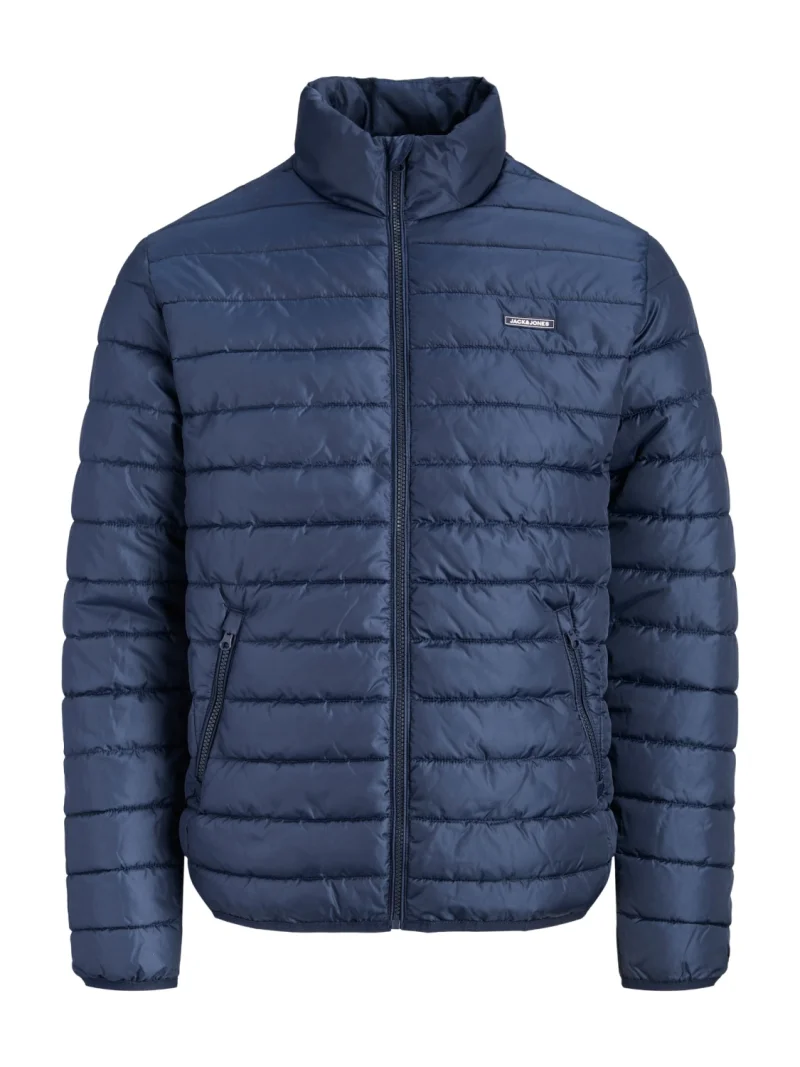 Jack & Jones Plus Jacheta matlasata barbati big sizes, fara gluga, Regular fit, JJELVIS, Bleumarin inchis (SELECTATI MARIMEA: 3XL)