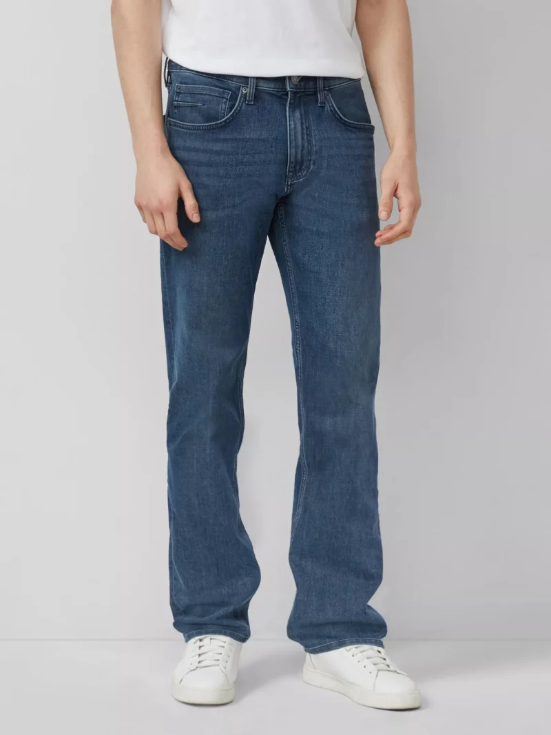 s.Oliver Blugi barbati Mauro, cu talie medie, Regular fit, Tapered leg, Albastru (SELECTATI MARIMEA: 29, SELECTATI LUNGIMEA: 32)