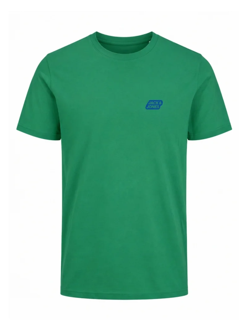 Jack & Jones Tricou baieti, din bumbac, Regular Fit, JJAMI, Verde (SELECTATI MARIMEA: 140 cm)