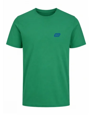 Jack & Jones Tricou baieti, din bumbac, Regular Fit, JJAMI, Verde (SELECTATI MARIMEA: 140 cm)