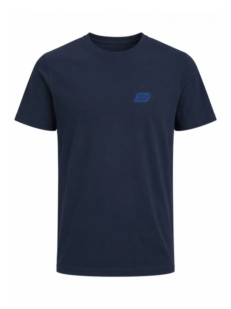 Jack & Jones Tricou baieti, din bumbac, Regular Fit, JJAMI, Bleumarin inchis (SELECTATI MARIMEA: 140 cm)