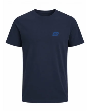 Jack & Jones Tricou baieti, din bumbac, Regular Fit, JJAMI, Bleumarin inchis (SELECTATI MARIMEA: 140 cm)
