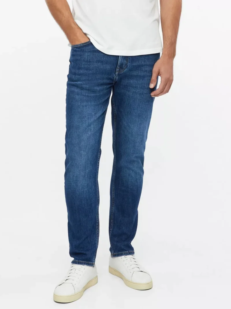s.Oliver Blugi barbati Mauro, cu talie medie, Regular fit, Tapered leg, Albastru inchis (SELECTATI MARIMEA: 29, SELECTATI LUNGIMEA: 32)