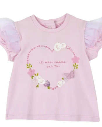 Tricou copii Chicco, roz, 00139-64MFCO