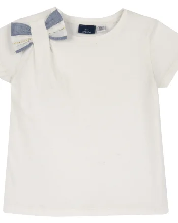 Tricou copii Chicco, Alb, 01851-64MC