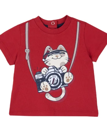 Tricou copii Chicco, Rosu, 00025-64MFCO