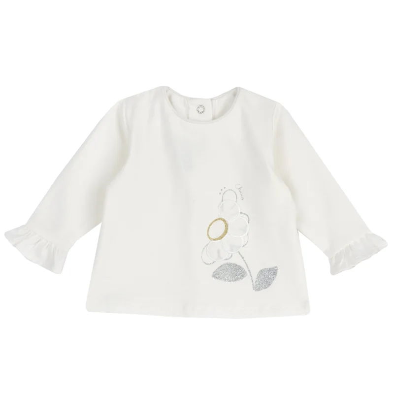 Bluza copii Chicco, alb, 02774-65MFCO