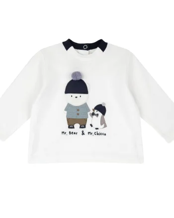 Bluza copii Chicco, alb, 02859-65MFCO
