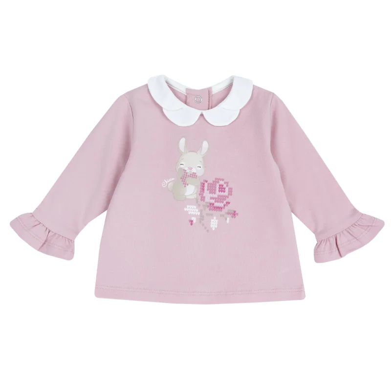 Bluza copii Chicco, roz prafuit, 01901-65MFCO