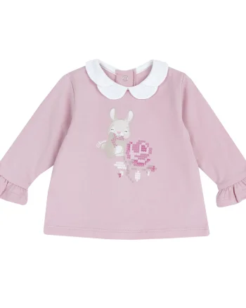 Bluza copii Chicco, roz prafuit, 01901-65MFCO