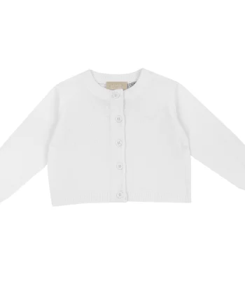 Cardigan copii Chicco tricotat, Alb 2, 05761-66MFCO