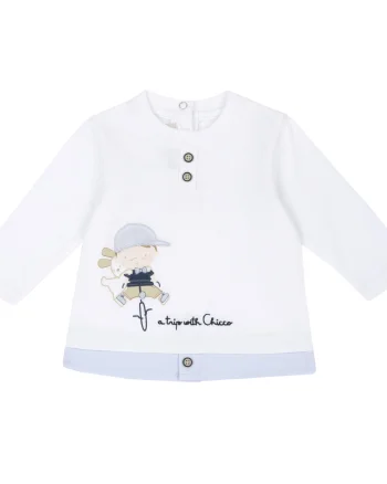 Bluza copii Chicco, Alb 2, 05852-66MFCO