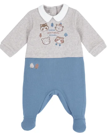 Salopeta bebelusi Chicco, bej cu model, 07508-67MFCI
