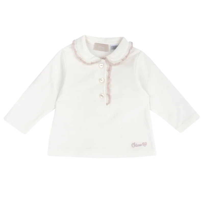 Bluza copii Chicco, alb, 07773-67MFCO
