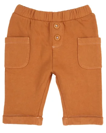Pantaloni copii Chicco, galben cu model, 07756-67MFCO