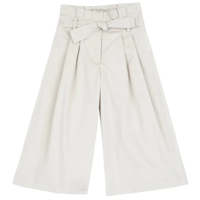 Pantaloni copii Chicco eleganti, bej cu model, 11819-68MC