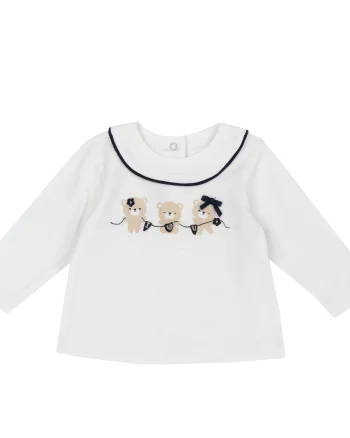 Bluza copii Chicco, alb, 00525-69MFCO