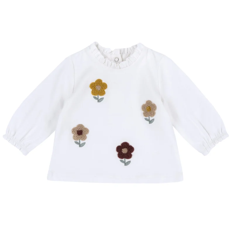 Bluza copii Chicco, alb, 00420-69MFCO