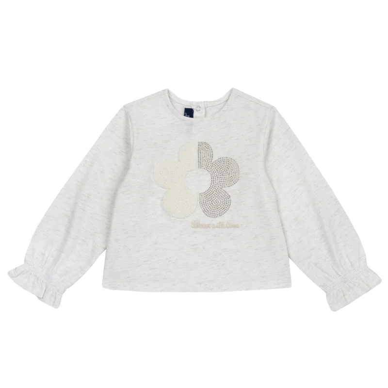 Bluza copii Chicco, alb, 00062-69MC