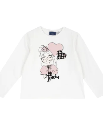 Bluza copii Chicco, alb, 00217-69MC