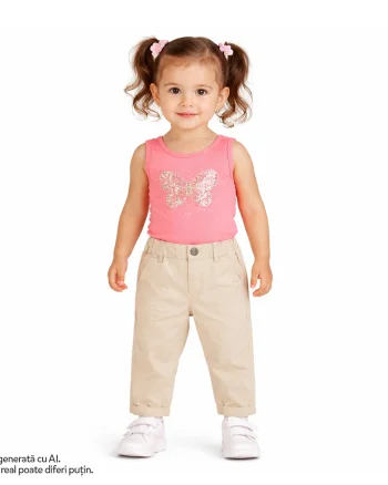Pantaloni copii Chicco, Bej, 01921-70MFCO