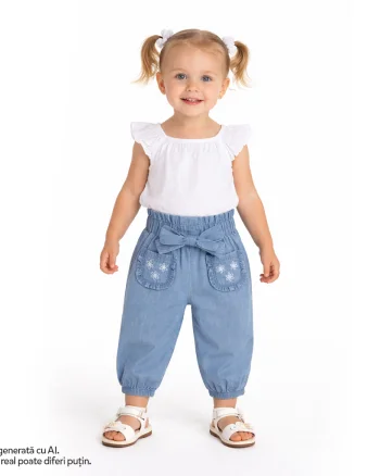 Pantaloni copii Chicco, Turcoaz, 01858-70MFCO