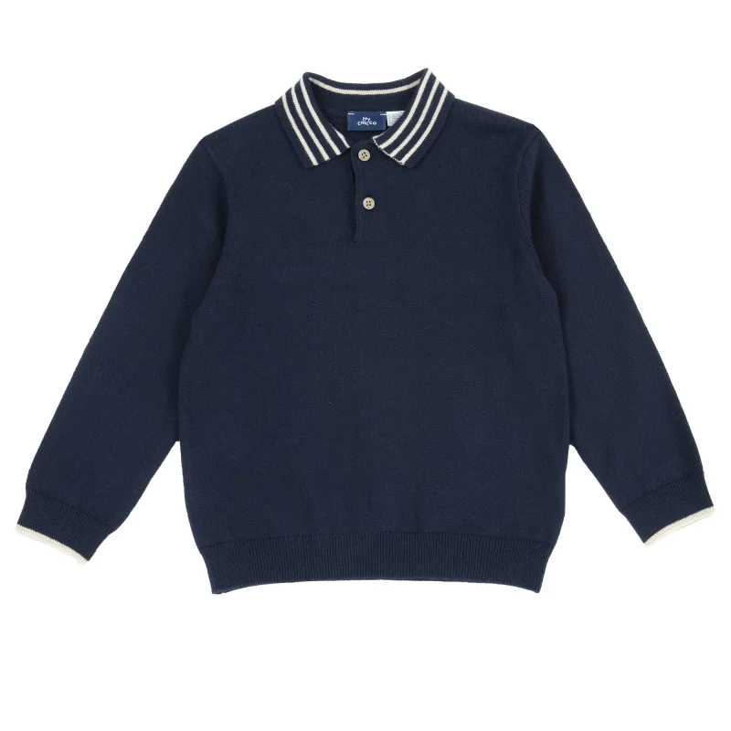 Bluza copii polo Chicco, Albastru, 02341-71MC