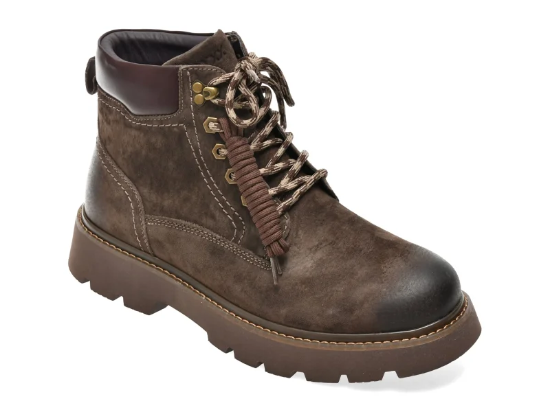 Bocanci GRYXX maro, 59552, din nabuc