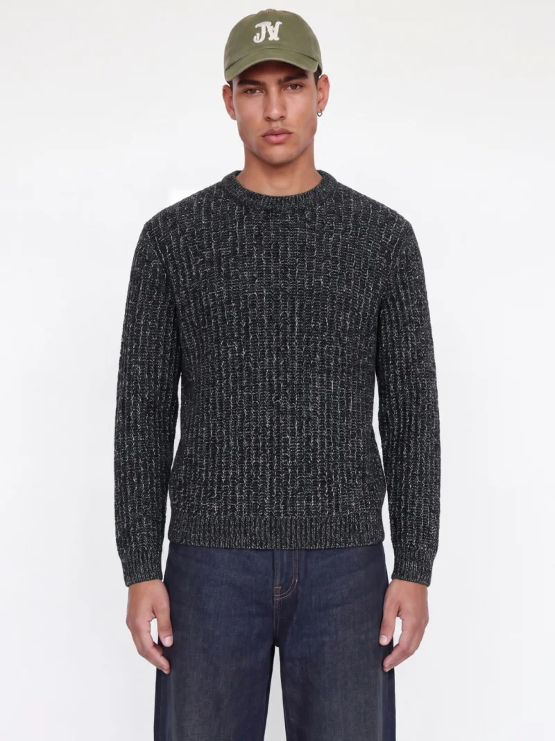 Jack & Jones Pulover tricotat, barbati cu decolteu la baza gatului, Regular fit, JJJAXON, Bleumarin inchis (SELECTATI MARIMEA: XS)