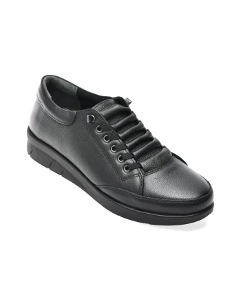 Pantofi sport FLAVIA PASSINI negri, SGP05, din piele naturala