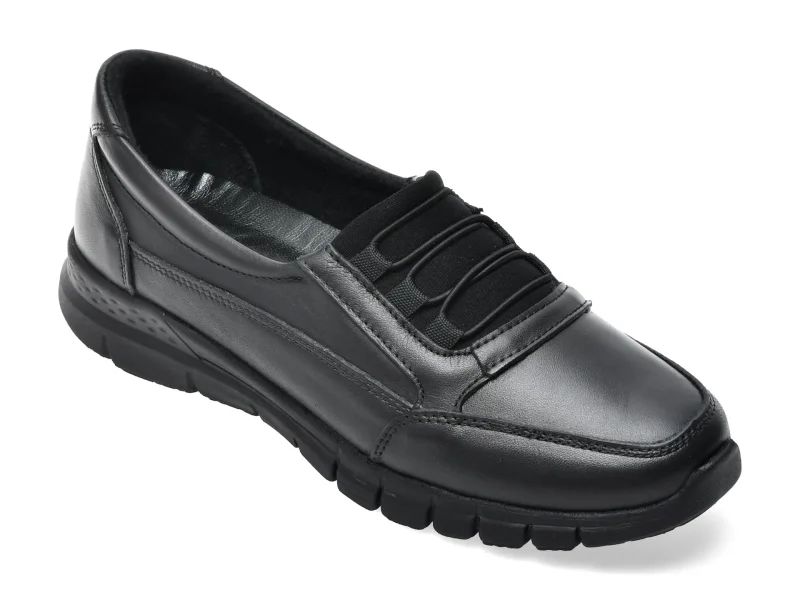 Pantofi sport FLAVIA PASSINI negri, SGP503, din piele naturala