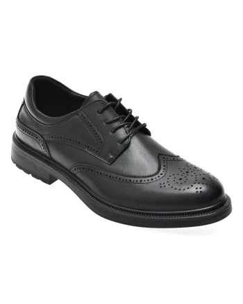 Pantofi eleganti BITE THE BULLET negri, 327021, din piele naturala