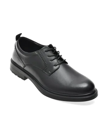 Pantofi eleganti BITE THE BULLET negri, 327031, din piele naturala