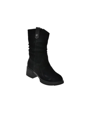 Ghete FLAVIA PASSINI negre, FC90006, din piele intoarsa