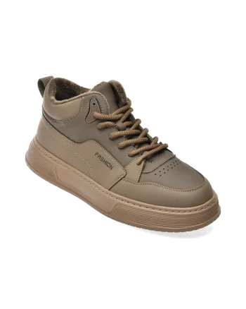 Ghete BITE THE BULLET kaki, 68036, din piele naturala